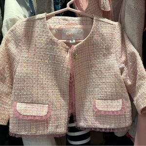 Janie and Jack Pastel Tweed Blazer